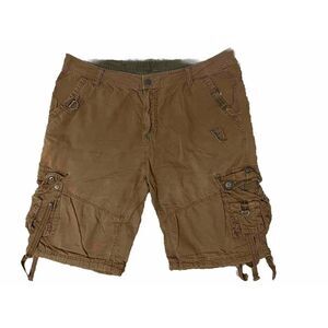 Fuhao Cargo Shorts Men Size 40 Tan Hiking Outdoor‎ Dad Fishing Casual Po…